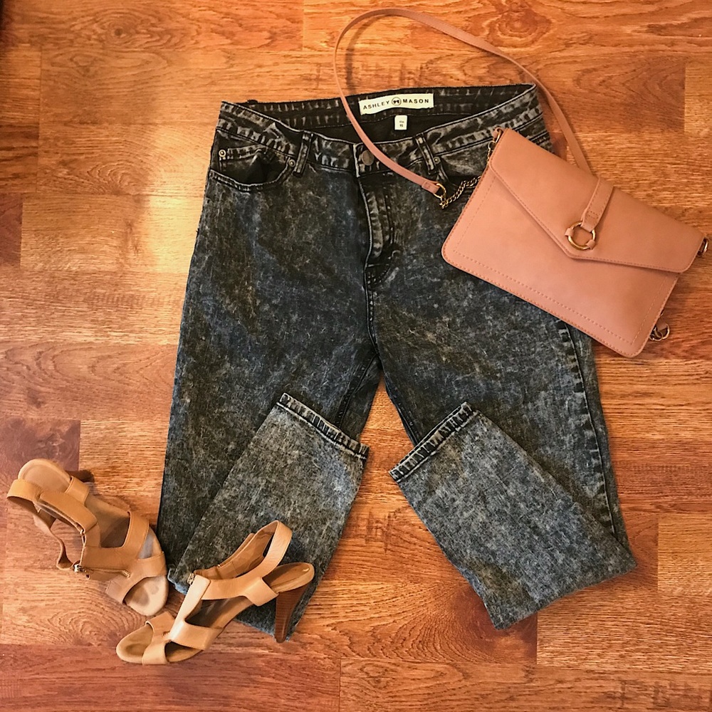 🌻 Ashley Mason black ombré jeans 🌻